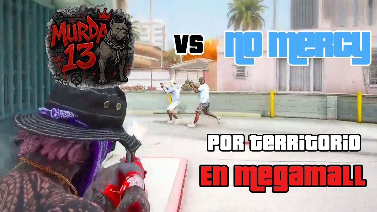 Banda sin balas defiende su zona | La Murda VS No Mercy | Por Megamall | FamilyRP