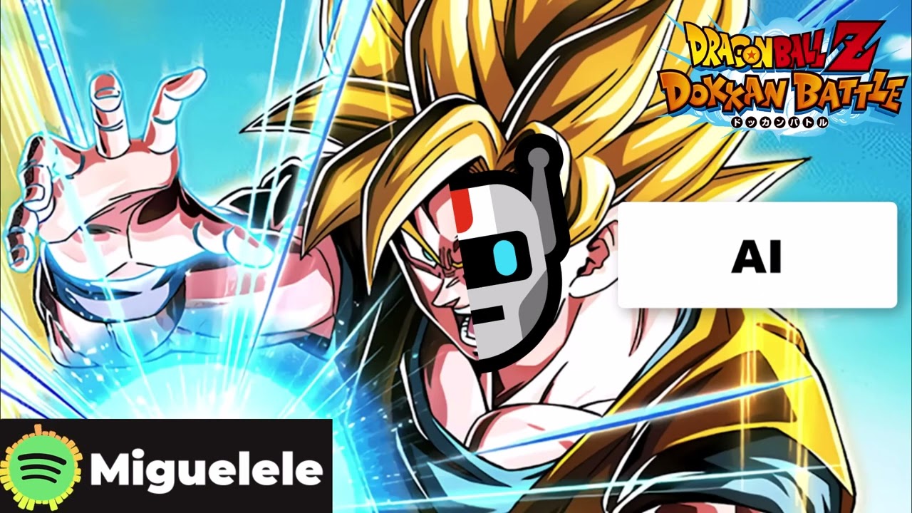 LR TEQ SSJ Goku Active Skill OST but it's extended by AI - Dokkan Battle