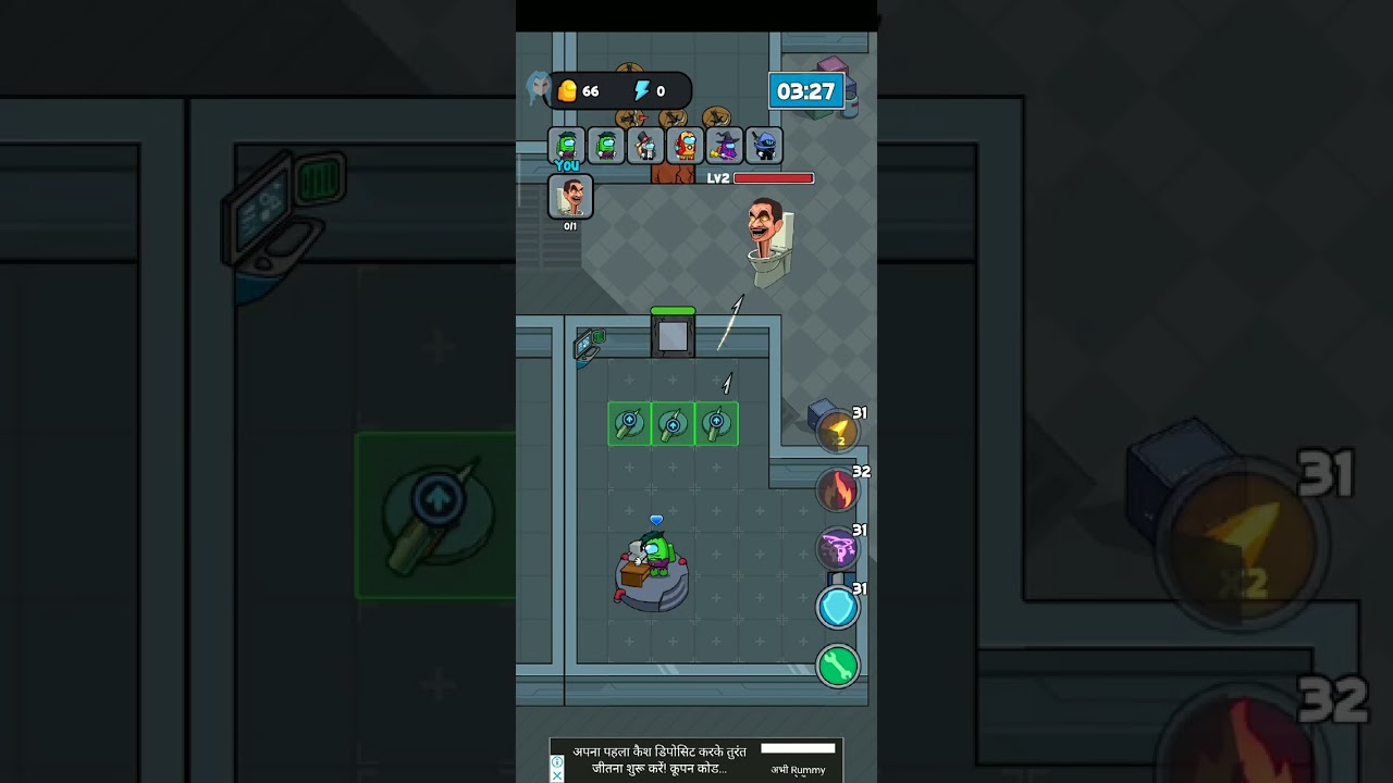 I hacked  space survivor / by happy mod /part 1