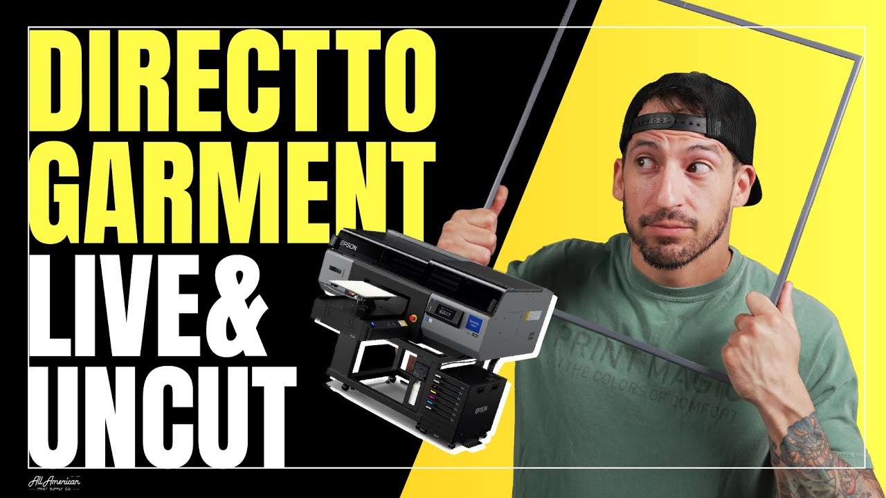 Live DTG Printing: No Edits, Just Simple Steps!