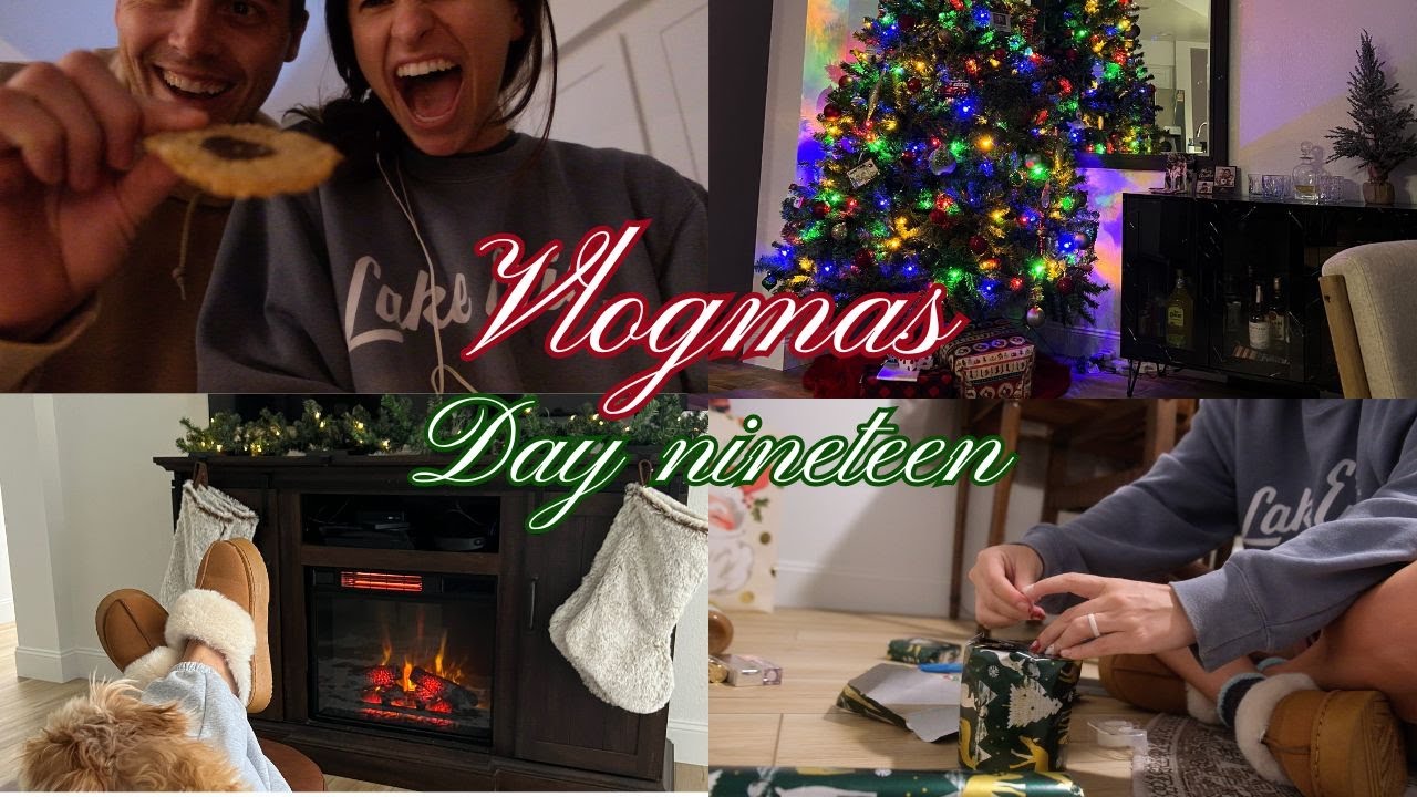VLOGMAS DAY 19: white elephant gifts, freezing FL weather, + cookie drama continues