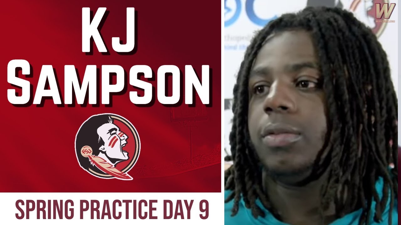KJ Sampson FSU Football SPRING PRACTICE Interview | Warchant TV #FSU