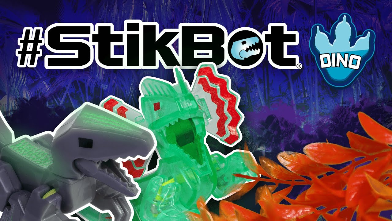 NEW Stikbot Glow-In-The-Dark Dino | Zing