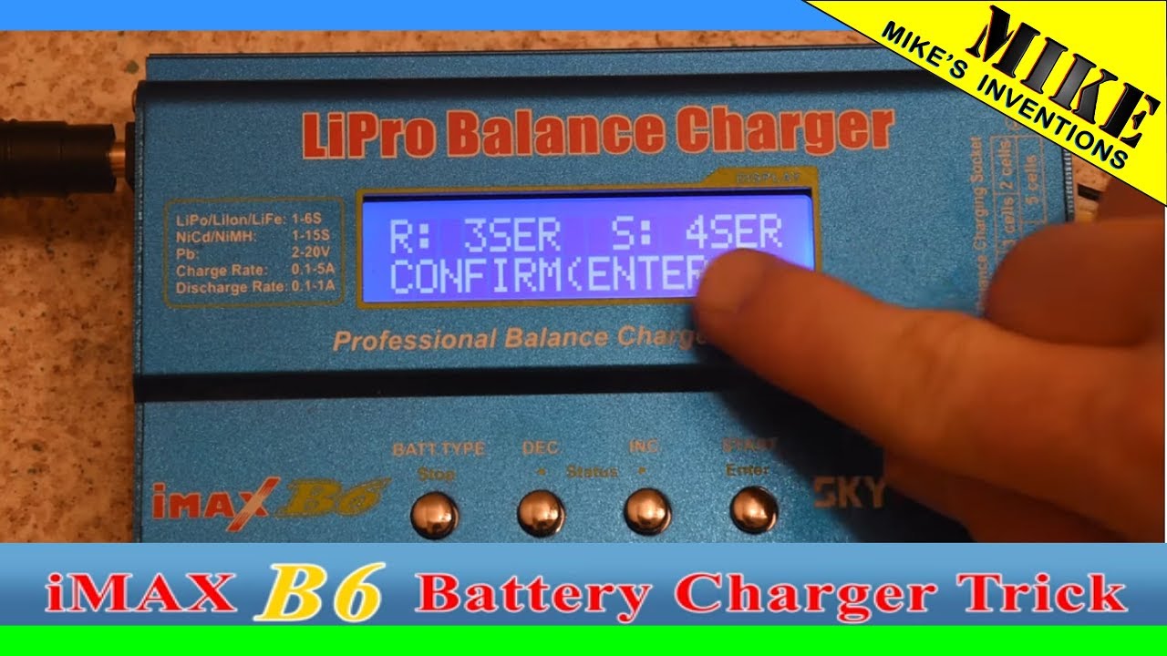 iMax B6 Charger LiPo Cell Error Fix - Mikes Inventions
