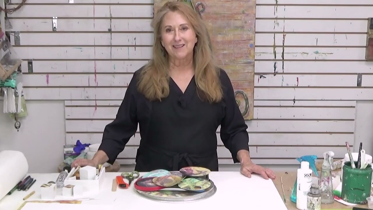 Mixed Media Tutorial with Sandra Duran Wilson - Free Form Collage