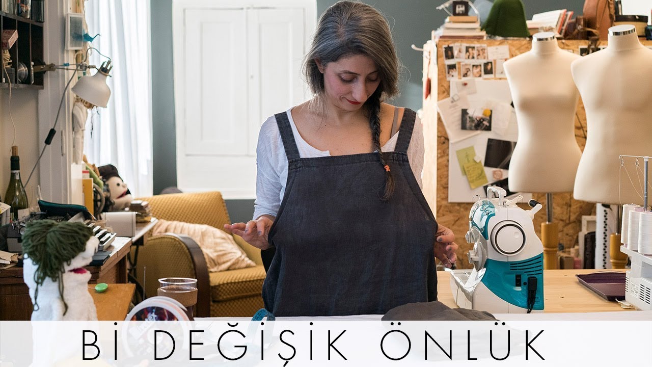 Önlük Elbise Nasıl Dikilir | Bi Değişik Dikiş Okulu