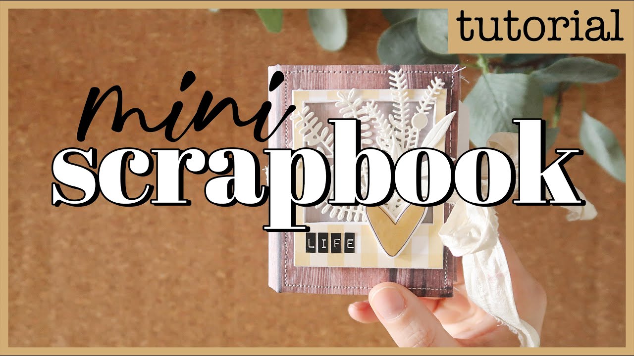 Tutorial Mini ÁLBUM con RESTOS de PAPEL (Estructura + Fotos) Laura Inguz
