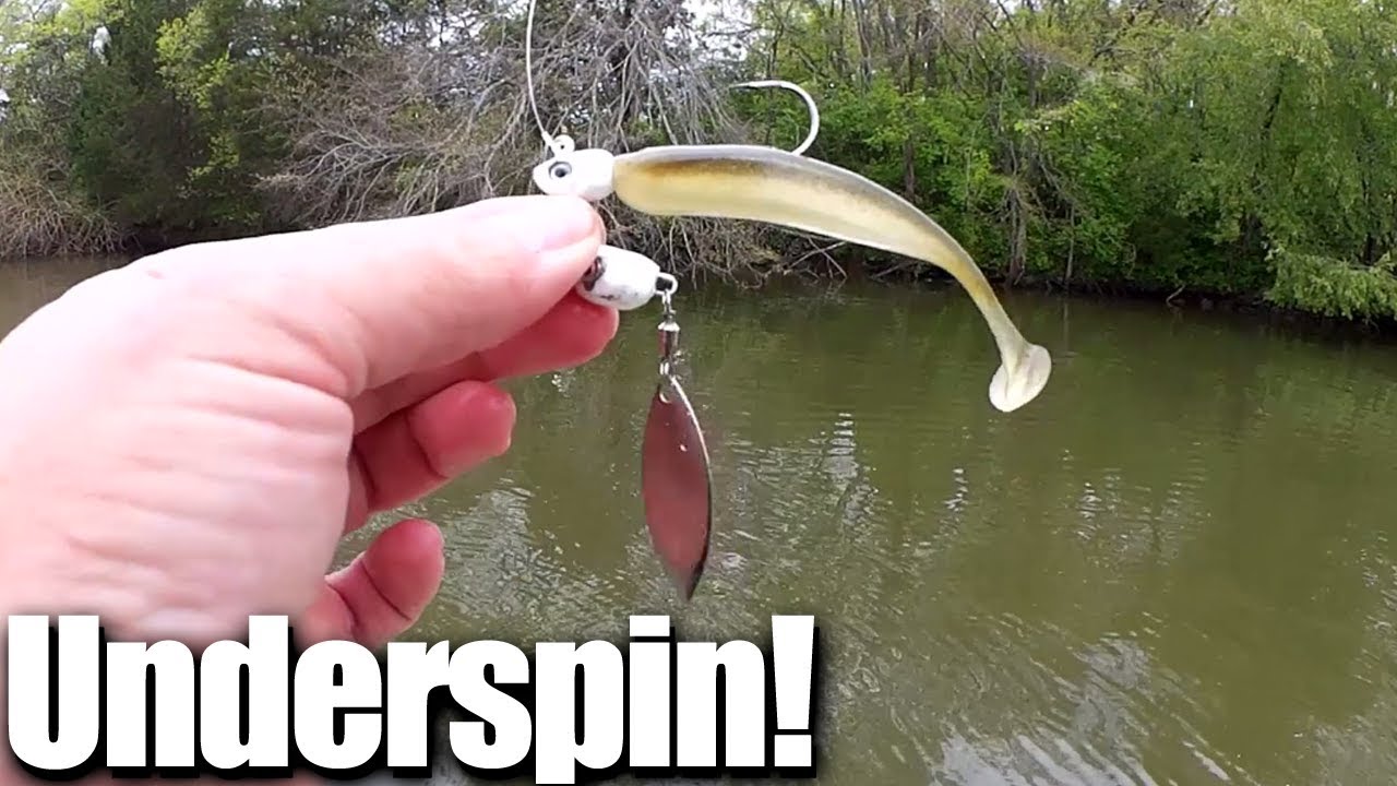 Наконец-то ловля окуня на блесну Underpin и приманку Keitech Swimbait!