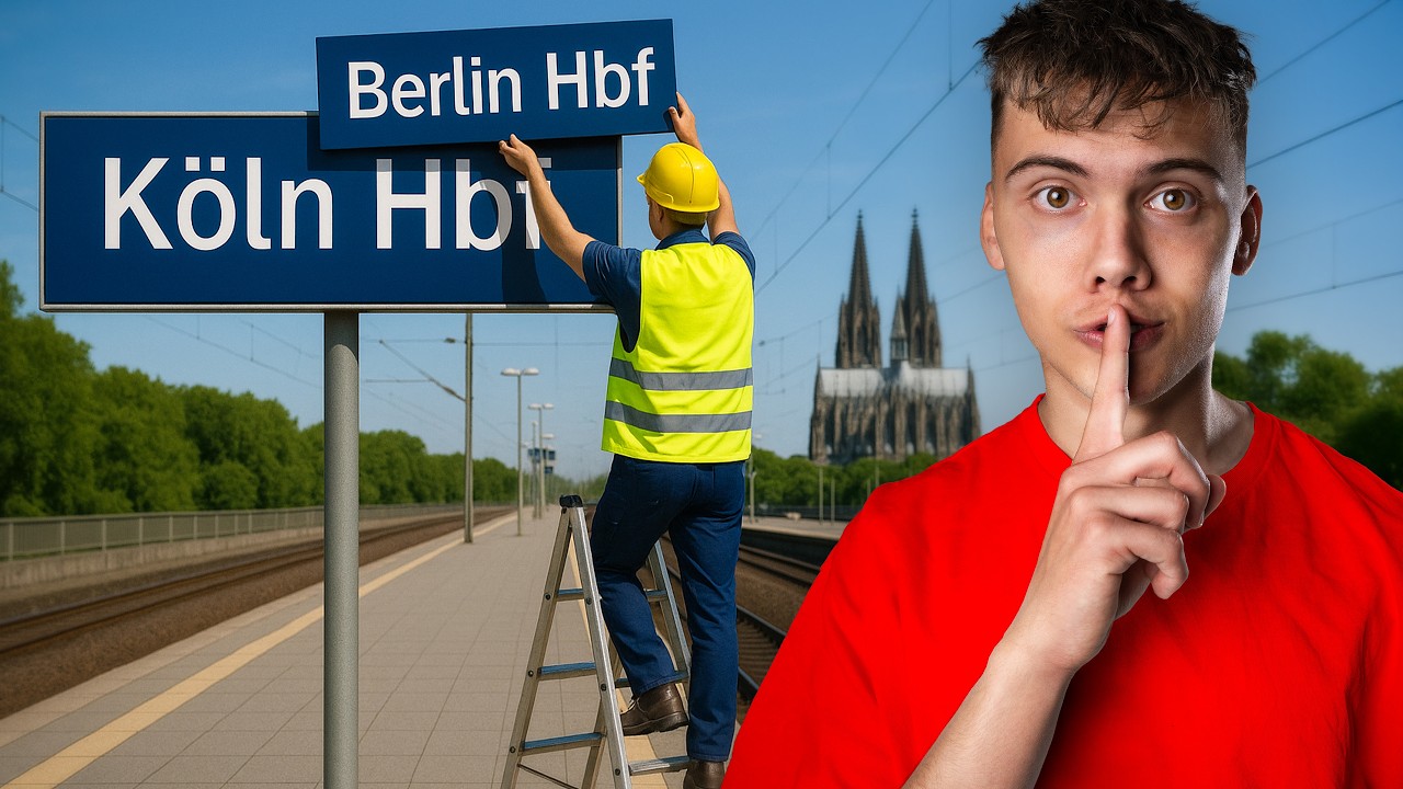 Ich hab Bahnhof Schilder ausgetauscht!