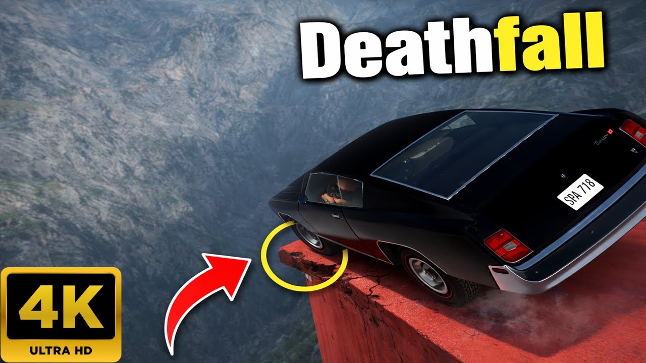 Cars vs Death fall #91 - BeamNG Drive