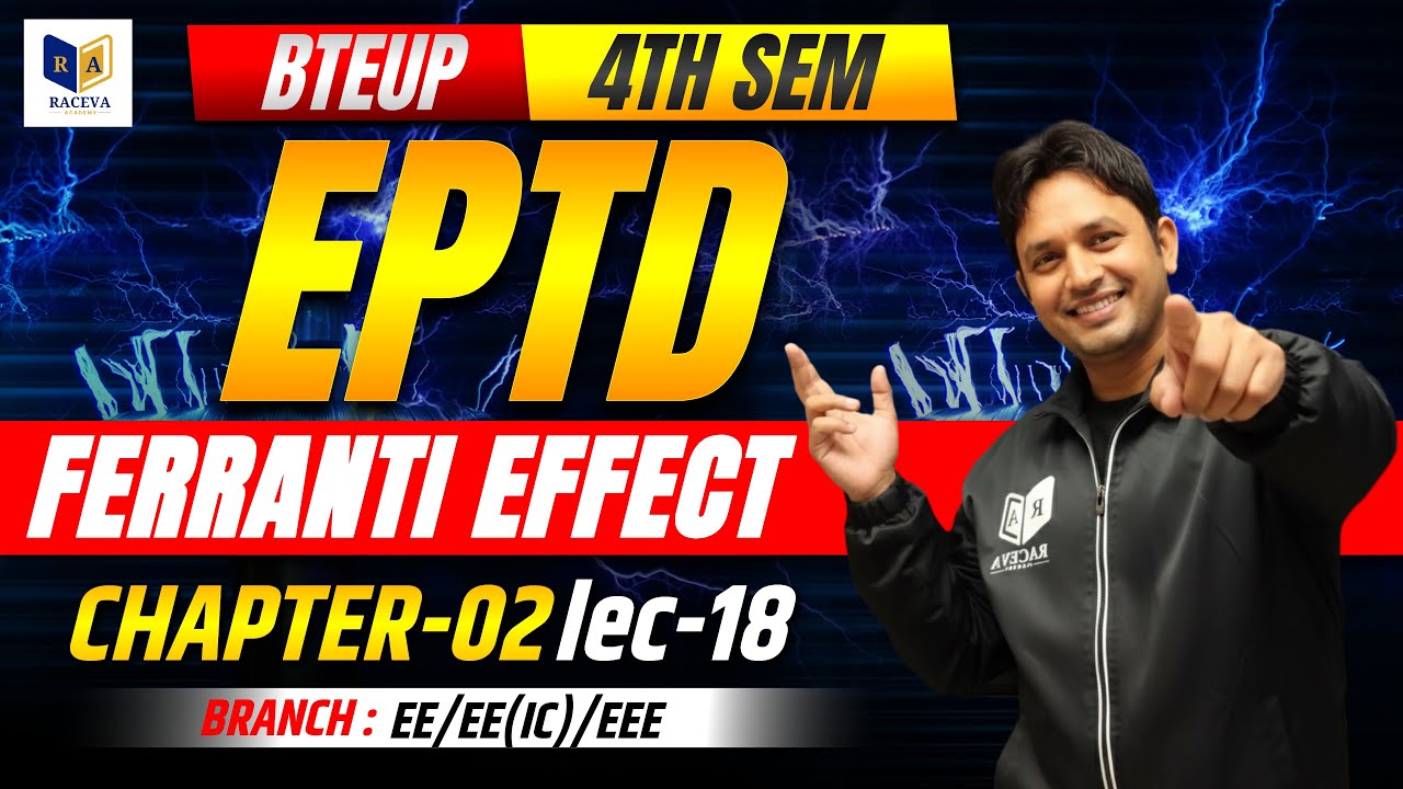 EPTD | SKIN EFFECT | Chapter-02 Lec-18 | BTEUP 4th Semester | EE / EE(IC) / EEE