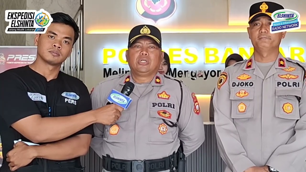 JELANG LEBARAN 2026, KEPOLISIAN KOTA BANJAR JAWA BARAT KERAHKAN RATUSAN PERSONEL