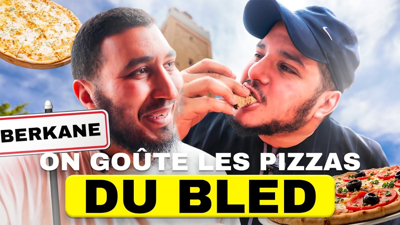 3€50 PIZZA AU FEU DE BOIS à BERKANE 🍊