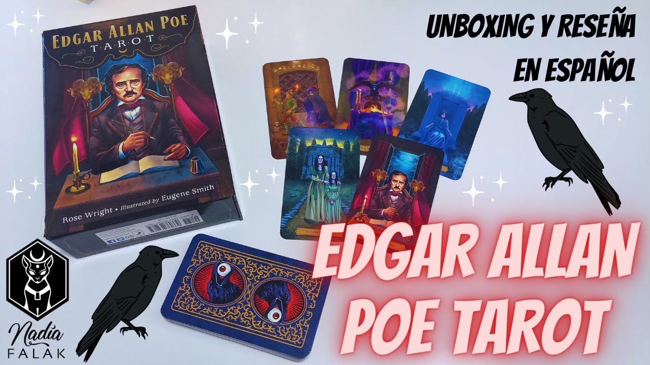 EDGAR ALLAN POE TAROT 🖤 Unboxing y Reseña en Español🔹Nadia Falak