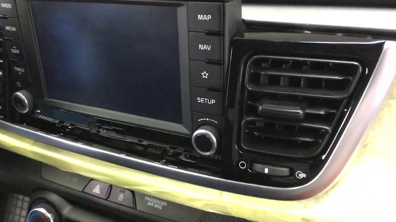 Kia Rio 2018 remove radio