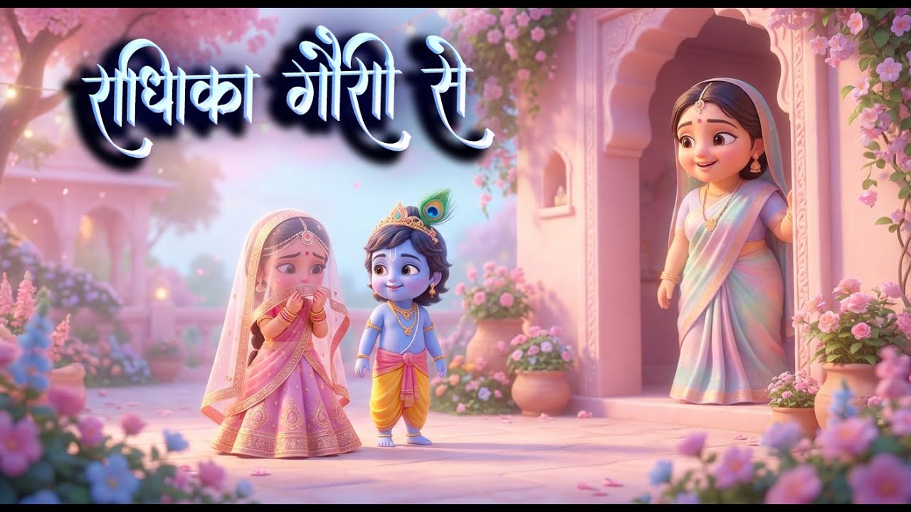 Radhika Gouri Se Biraj Ki Chhori Se | राधिका गोरी से बिरज की छोरी से | Little Krishan Bhajan Song