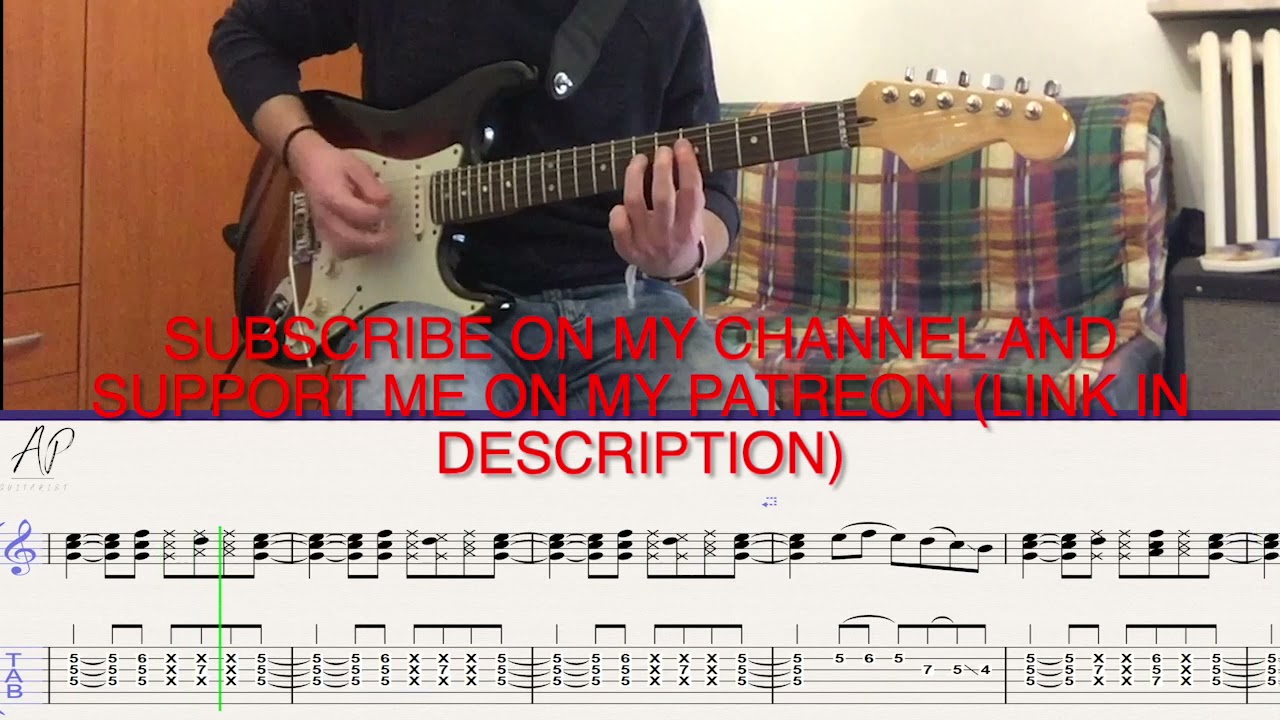 Baglioni - Via GUITAR COVER + PLAY ALONG TAB + SCORE - LINE 6 HELIX PRESET