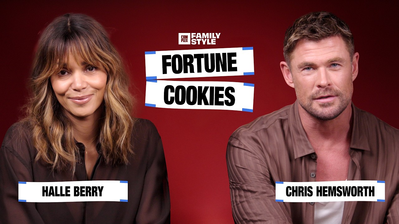 Chris Hemsworth & Halle Berry Crack Into the Most Chaotic Fortune Cookies