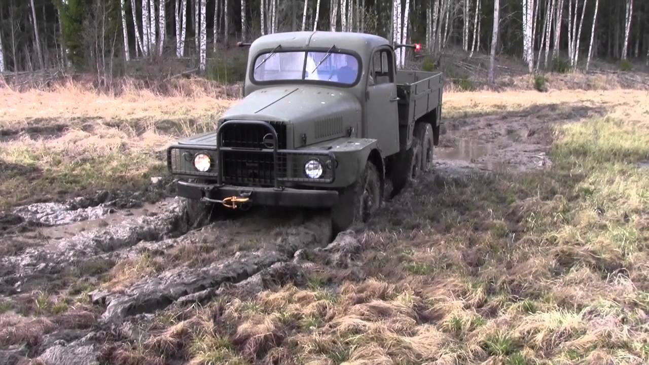 Provkörning av banor inför offroadträff 2014