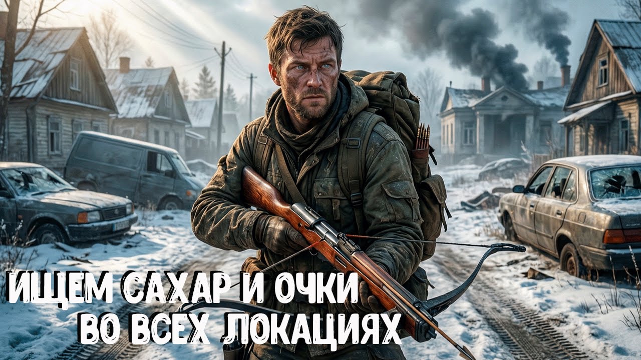 ИЩЕМ САХАР И ОЧКИ ВО ВСЕХ ЛОКАЦИЯХ • DAYZ • PREDATORS [HARD] ДЕНЬ 43
