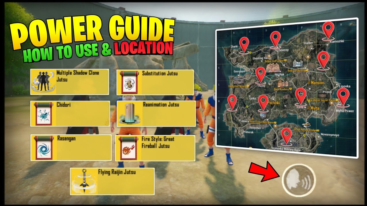 🔥 4.5 Update ALL Ability Powers Guide | Every Ninjutsu Skill & Location Explained