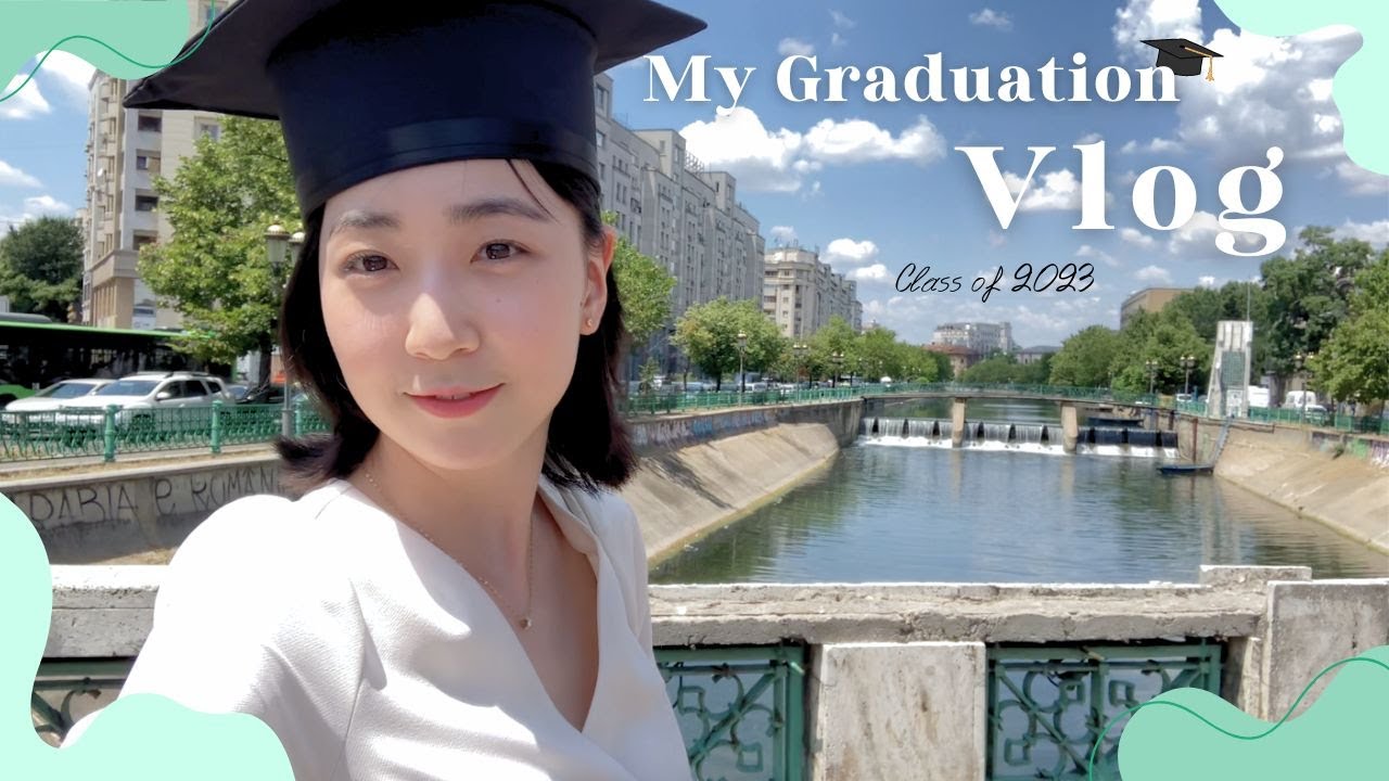 I graduated college in Romania 👩🏻‍🎓 루마니아에서 대학을 졸업한 자의 기쁨만땅 브이로그, Graduation Ceremony, post-grad vlog