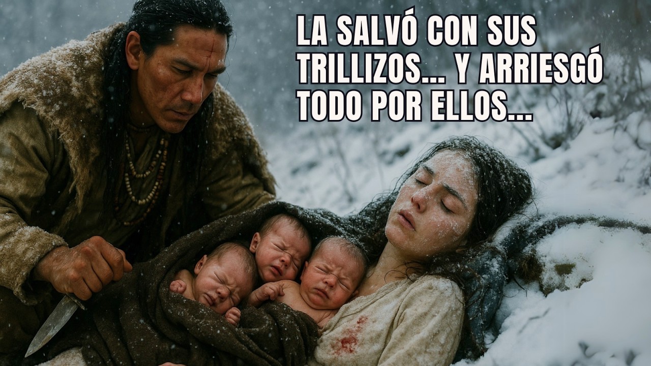 🏹 GUERRERO APACHE SALVA A UNA CAMPESINA VIUDA CON SUS TRILLIZOS…  💔 y desata la furia de su tribu 🏹
