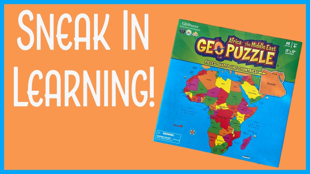 Fun Geography Puzzles (& Sneak in Some Learning!)