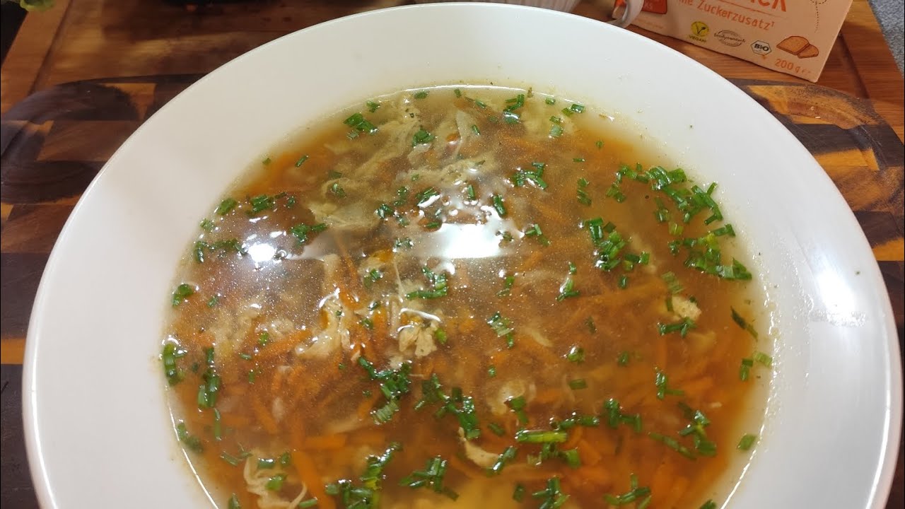 Eine tatsächlich magenschonende Suppe mit viel Geschmack für alle mit Magen-Darm-Beschwerden.