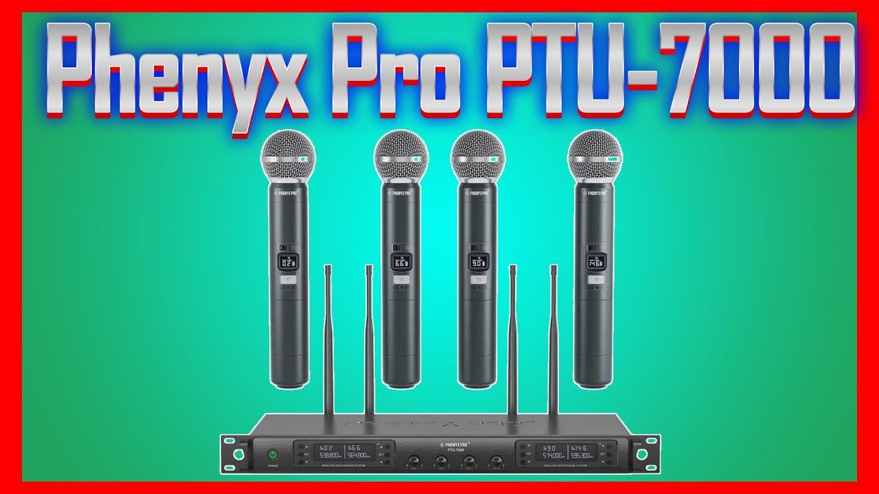 Umboxing, Micrófonos inalámbricos, Phenyx Pro PTU-7000, DJ EXDERI.