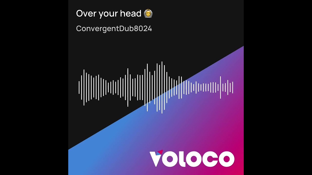 Over your head 🙆