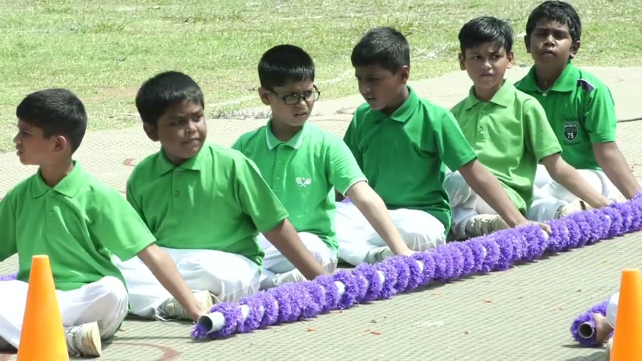 Cee Dee Yes Public School  - Fitness Fiesta 2024-2025 - Pole Drill 10.08.2024