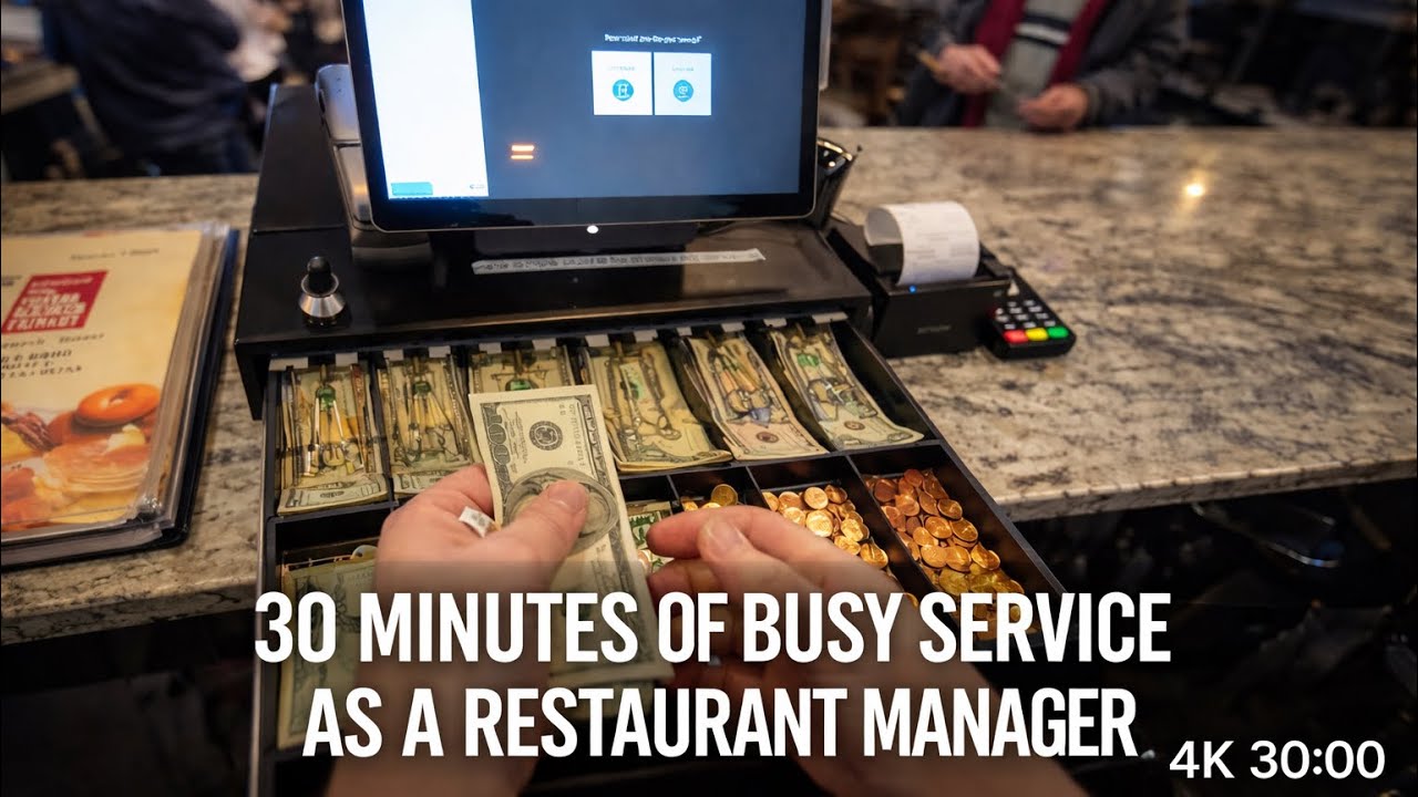 POV:Manager at a busy Jersey Diner