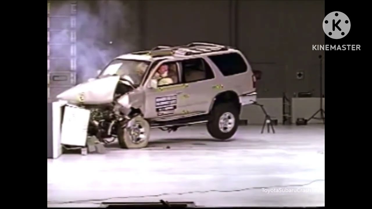 Crash Test 1996-2002 Toyota 4Runner / Hilux Surf Frontal Offset IIHS