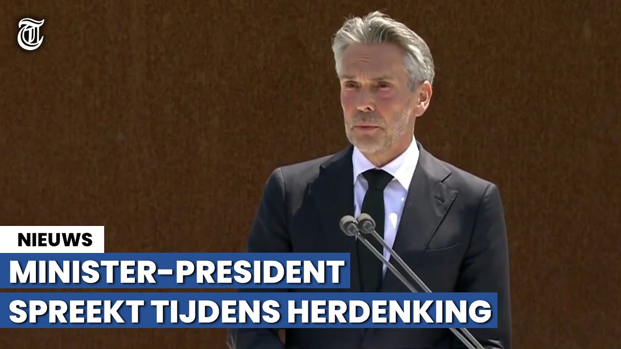 Emotionele speech Schoof tijdens herdenking MH17: ‘Dát is mijn belofte aan u’