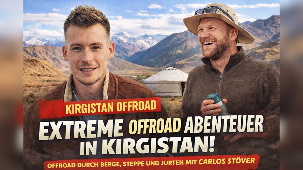 Kirgistan Offroad: Roadtrip durch Berge, Steppe und Jurten mit Carlos Stöver