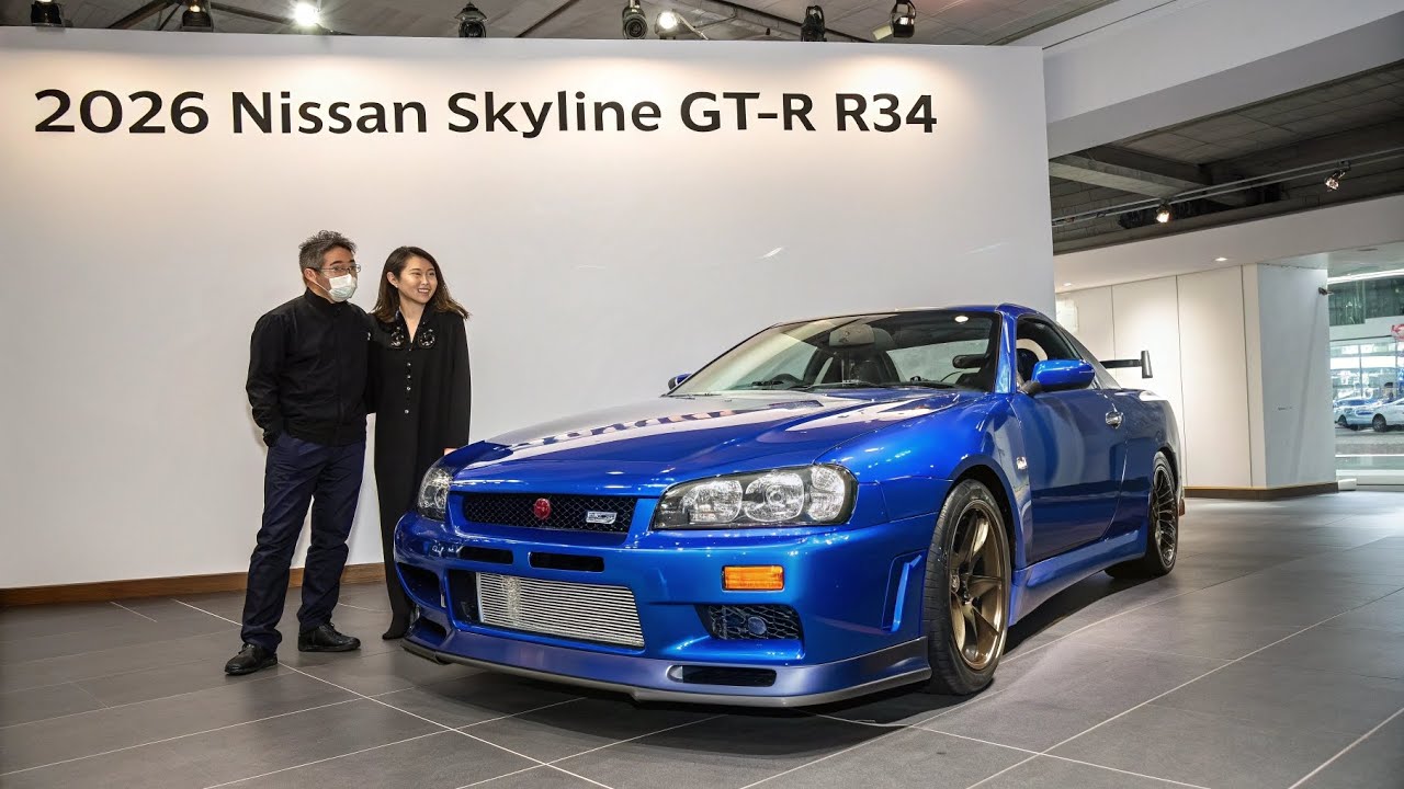 Новый Nissan Skyline GT-R R34 2026 года наконец-то представлен!!!