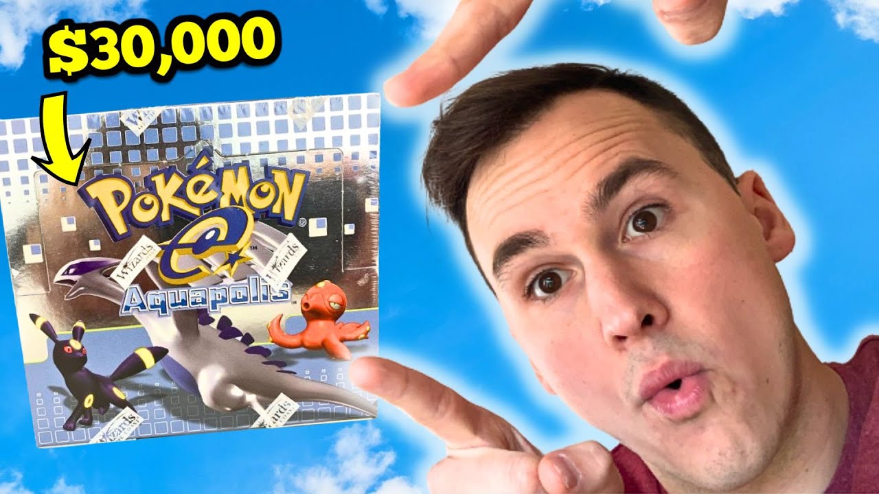 Opening One Of the Rarest Pokémon Boxes In The World! / Aquapolis ($30,000+)