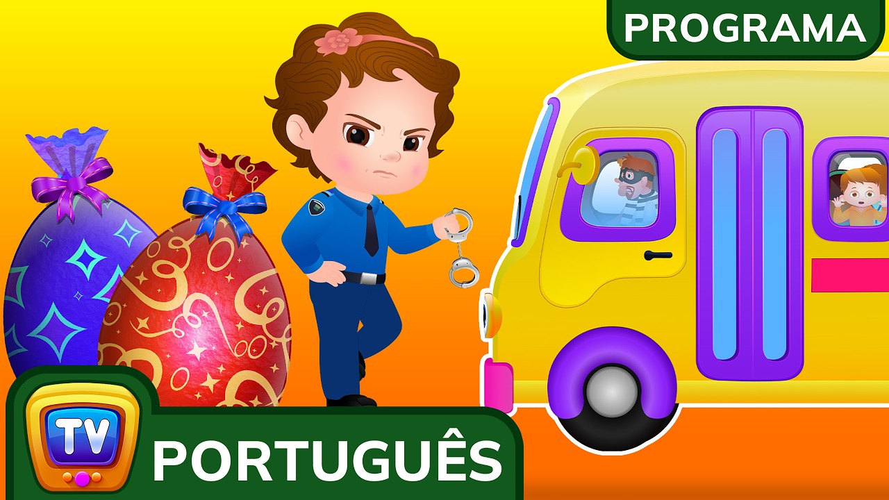 Salvando a van escolar (Saving The School Van) | Ep. 10 | ChuChu TV Ovos Surpresa da Polícia
