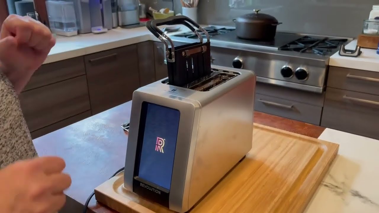 Revolution R180B High Speed Touchscreen Toaster Review, Futuristic Toasting and Paninis,
