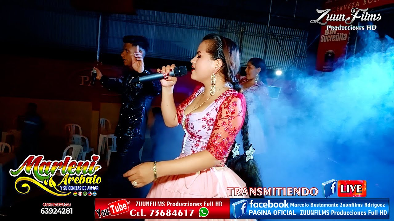 MARLENE AREBALO y sus Cenisas de amor en vivo 2023