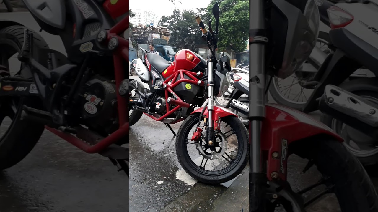 Qu&aacute; tr&igrave;nh thay phay đĩa trước cho xe ducati monster 110