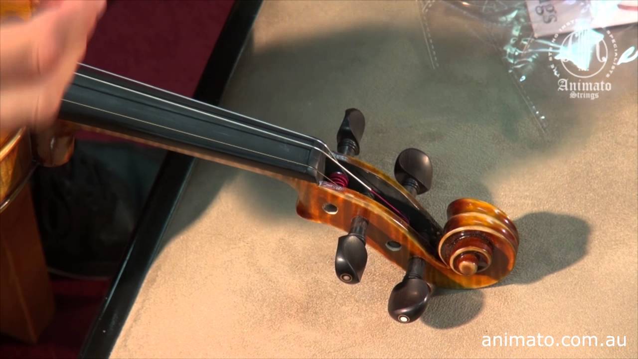 How to string a violin