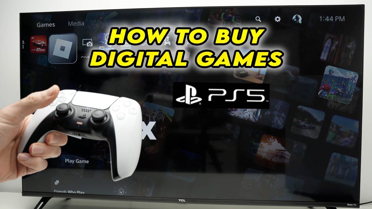 PS5 : How to Buy Any digital Games