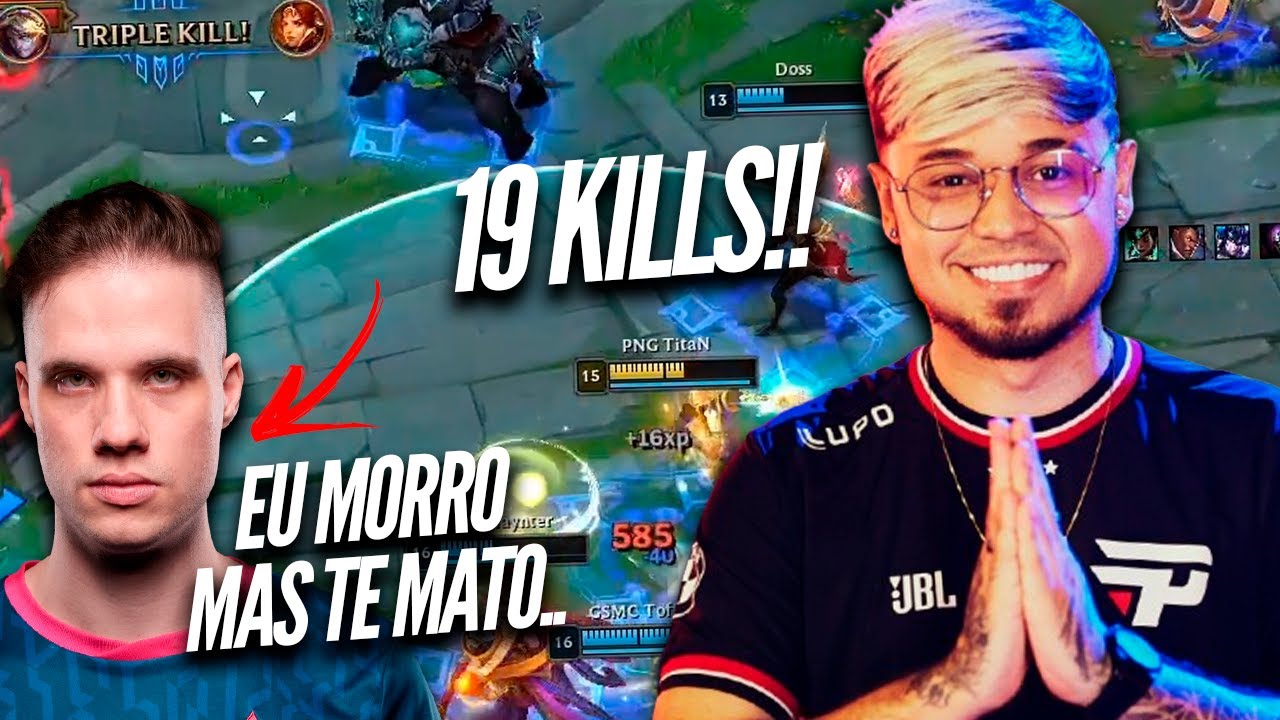 TITAN deu UM SHOW de EZREAL na CHAMPIONS QUEUE do WORLDS 2024