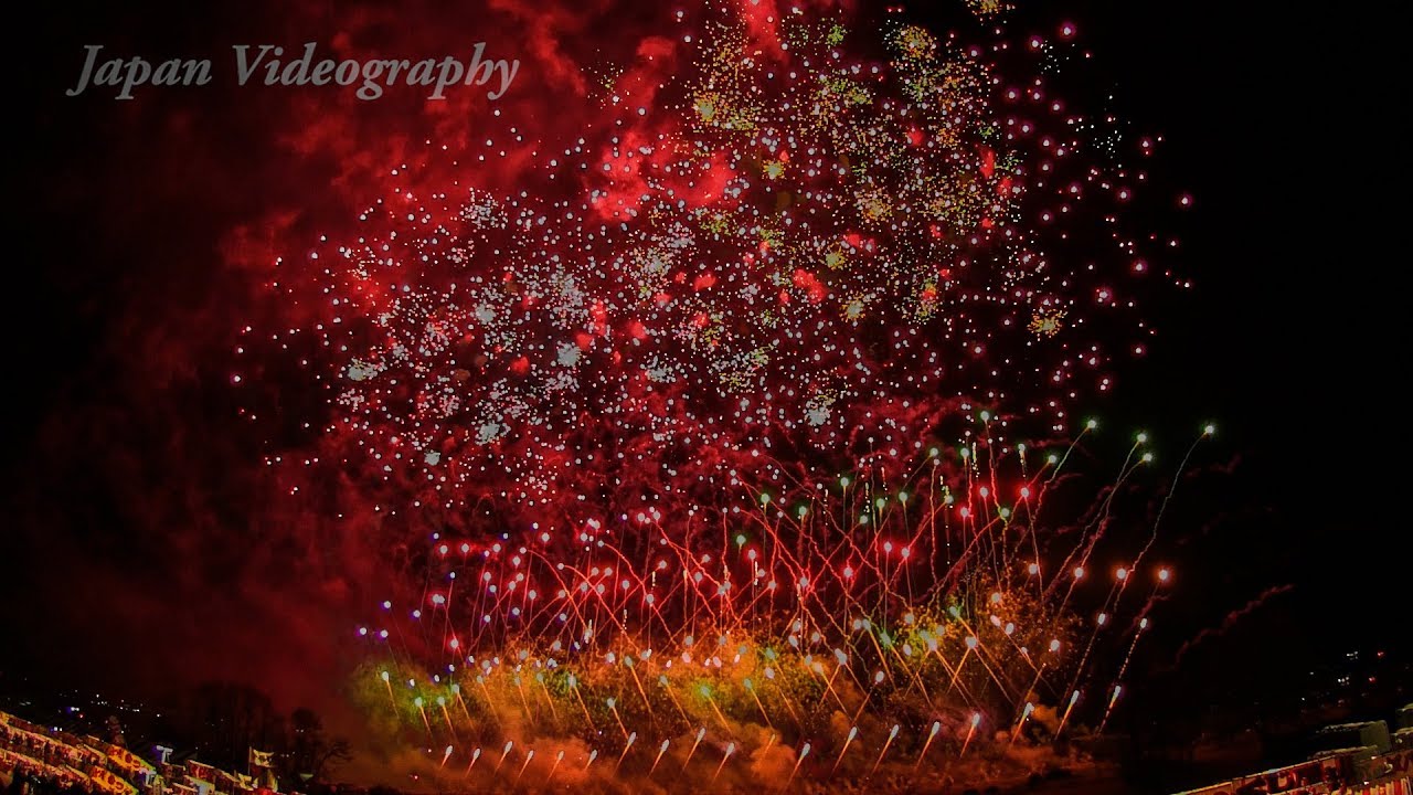 [4K]Amazing Music Star mine by Beniya Aoki | Japan Nagano Ebisukou Fireworks 2011
