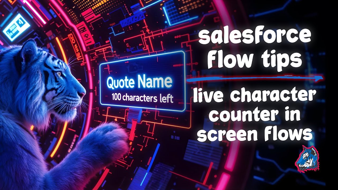 Советы по Salesforce Flow: Ограничение и отображение количества оставшихся символов в текстовых п...