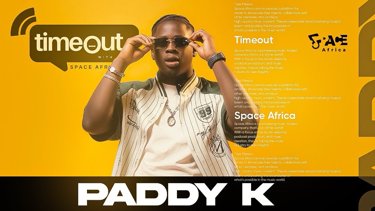 Time Out with PaddyK | Exclusive Session at Space Africa Studios 