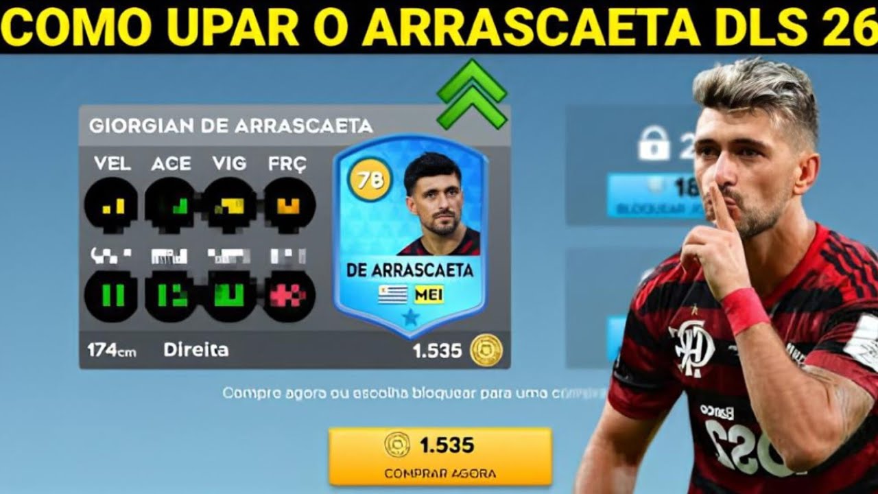 UPANDO O ARRASCAETA NO DLS 26 🔥🔥