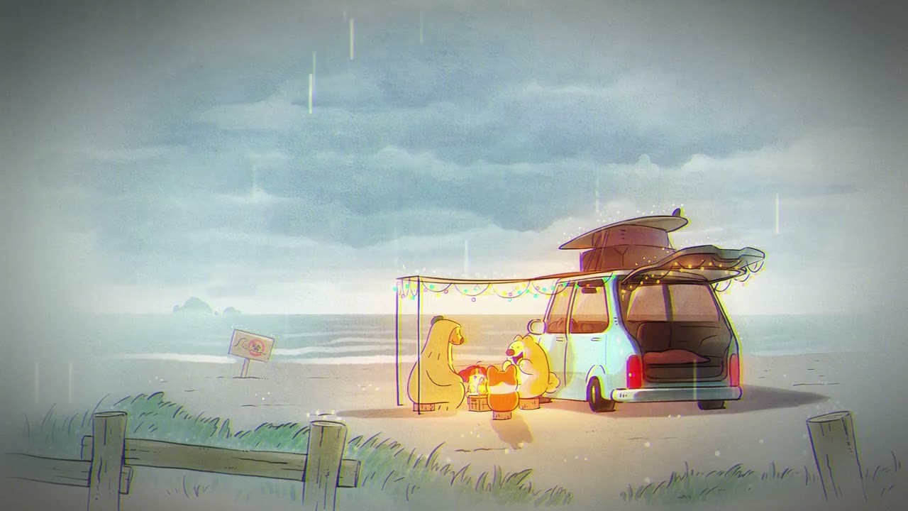 2 Hours of Rain Sounds, Ocean Waves Sounds /Background Noise